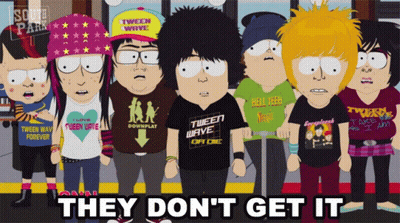 South Park Characters Saying They Don't Get It GIF