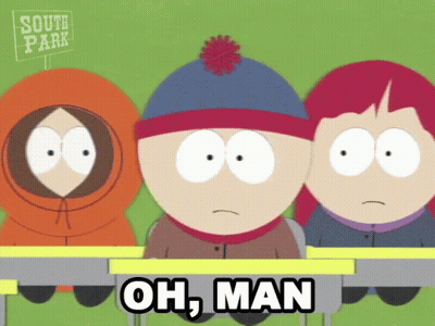 South Park Characters Sitting At Table GIF