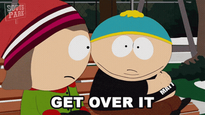South Park Characters Sitting On Bench GIF