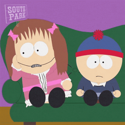 South Park Characters Sitting On Couch GIF