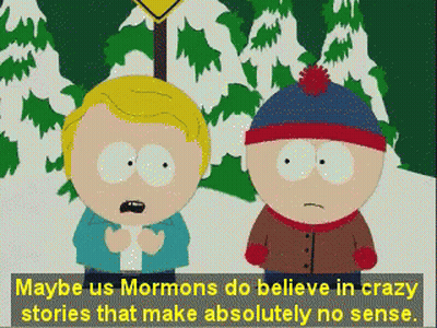 South Park Characters Standing In A Line GIF