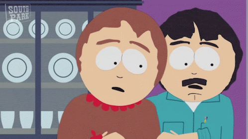 South Park Characters Standing Together GIF