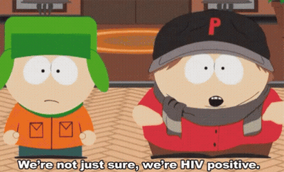 South Park Characters Talking HIV GIF