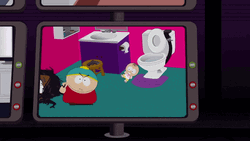 South Park Dragging To The Toilet Scene GIF