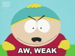South Park Eric Cartman Aw Weak GIF