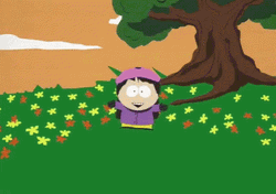 South Park Flowers Wendy Jumping GIF