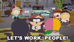 South Park Friends Back To Work Monday GIF