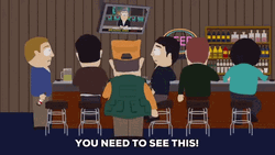 South Park Guys In The Bar That Escalated Quickly GIF