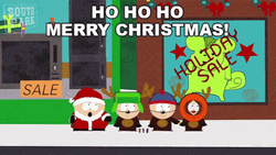 South Park Holiday Greetings Christmas Blessings GIF
