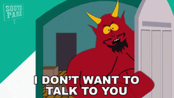 South Park I Dont Wanna Talk To You GIF
