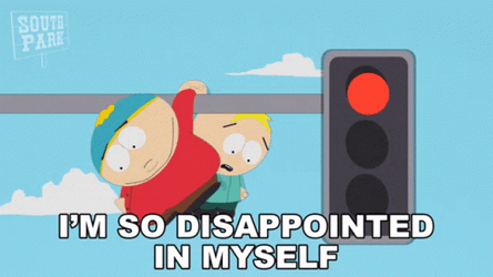 South Park I'm So Disappointed Disappointment GIF