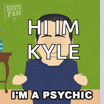 South Park Kyle Saying Hi I'm Psychic GIF