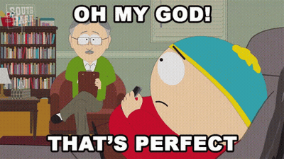 South Park Man Talking On Cell Phone GIF