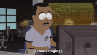 South Park Martin Taking Call Customer Service  GIF