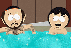 South Park Men Bathtub GIF