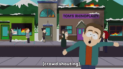 South Park Motorbike Dragging Scene GIF