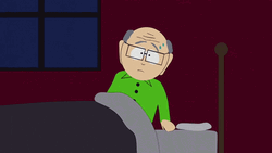 South Park Mr Garrison Nervous Sweat In Bed GIF