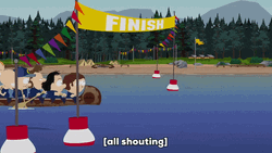 South Park Nathan's Canoe Race GIF