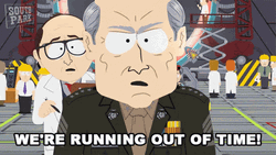 South Park Old Man Ticking Clock GIF