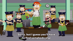 South Park Police Party Dance Mini Skirt  GIF