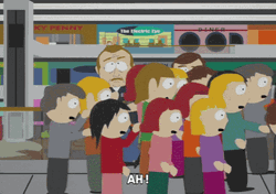 South Park Riot Starting GIF