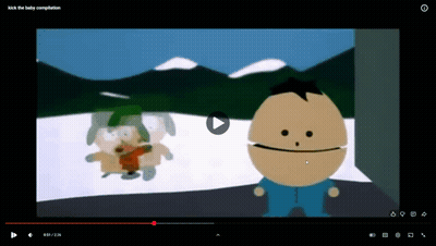 South Park Screenshot With Play Button GIF