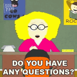 South Park Series Principal Victoria Any Questions  GIF
