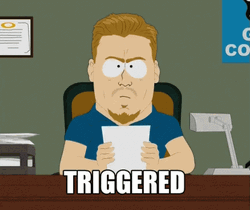 South Park Shaking Triggered Meme GIF