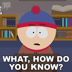 South Park Stan Marsh How Do You Know GIF