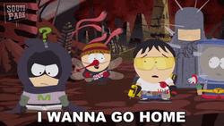 South Park Stan Marsh I Wanna Go Home GIF