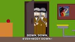 South Park Taliban Terrorist Formation GIF