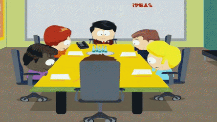 South Park Team Brainstorming GIF
