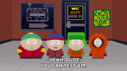 South Park Testing Eric Cartman GIF