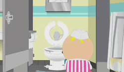 South Park Toilet Flushing GIF