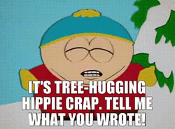 South Park Tree Hugging Hippie GIF