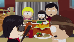 South Park Walking Fast To Avoid Getting Hurt GIF