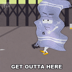 South Park Walking Get Me Outta Here GIF
