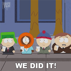 South Park We Made It GIF