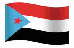South Yemen Flag Waving