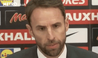 Southgate Funny Eyes Reaction GIF