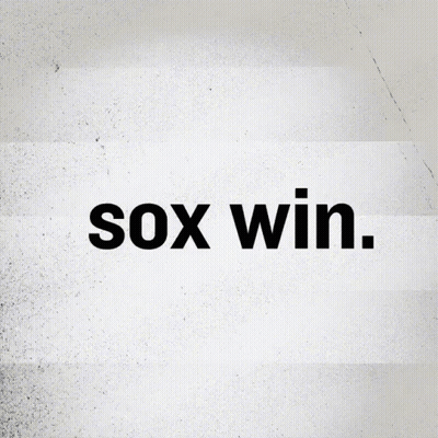 Sox Win Sign GIF
