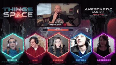 Space Anesthesia Dart Played On Computer Screen GIF