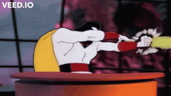 Space Ghost Blast Zorak Explosion GIF