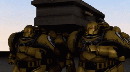 Space Imperial Fist Coffin Dance Marine GIF