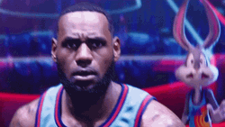 Space Jam 2 LeBron James Basketball Power GIF