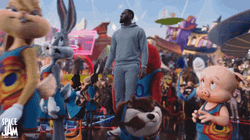 Space Jam 2 LeBron James Tune Squad GIF