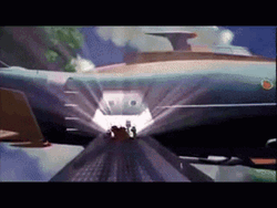 Space Jam Nerdlucks Arrival Ship GIF