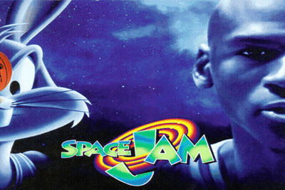 Space Jam Poster Bugs Bunny Michael Jordan GIF