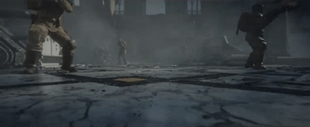Space Marine Ground Break Jump GIF