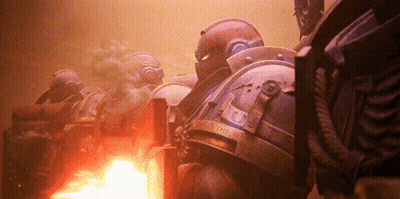 Space Marines Warfhammer 40K GIF